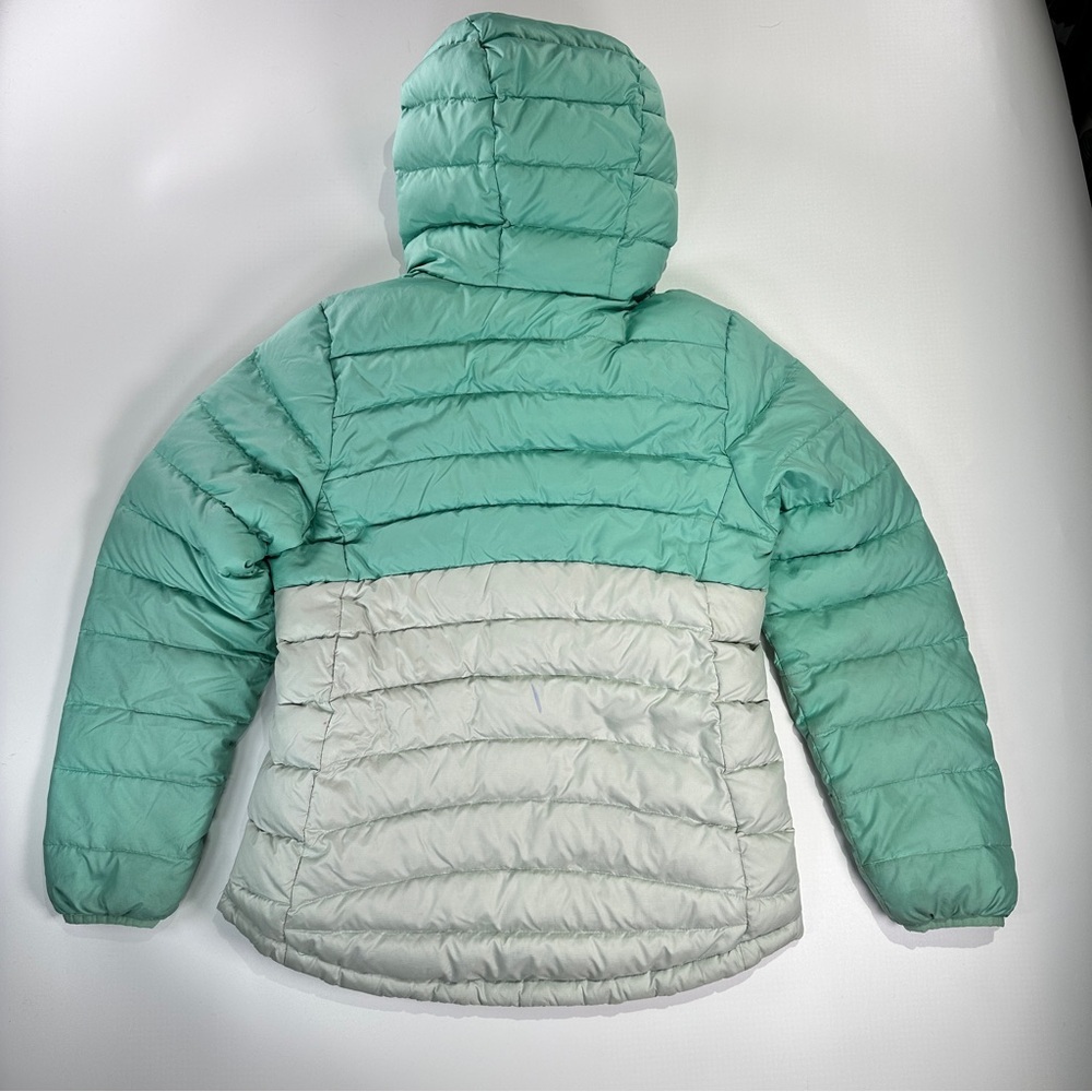 Patagonia kids reversible down puffer jacket hooded winter coat girls L - Picture 4 of 16